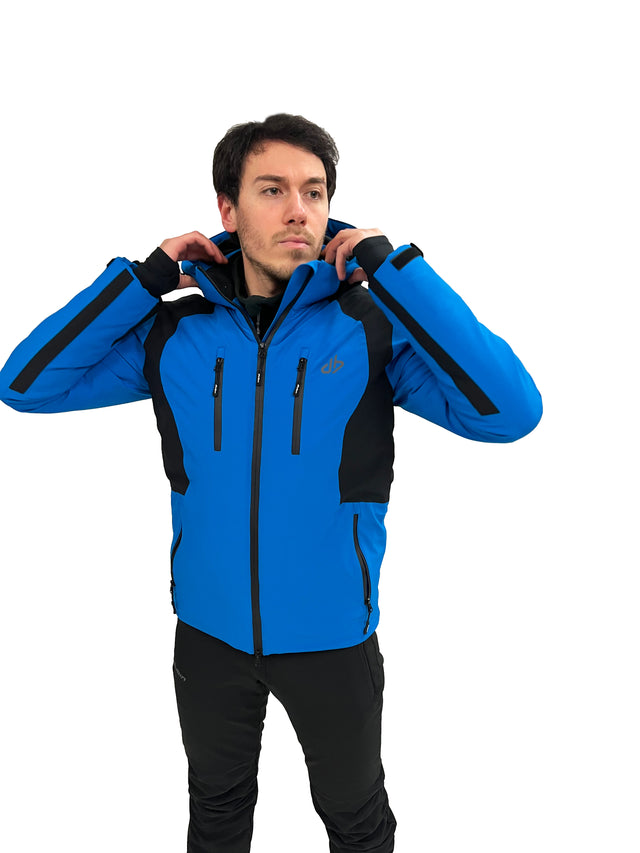 FALZAREGO Ski Jacket 20K - Royal/Black
