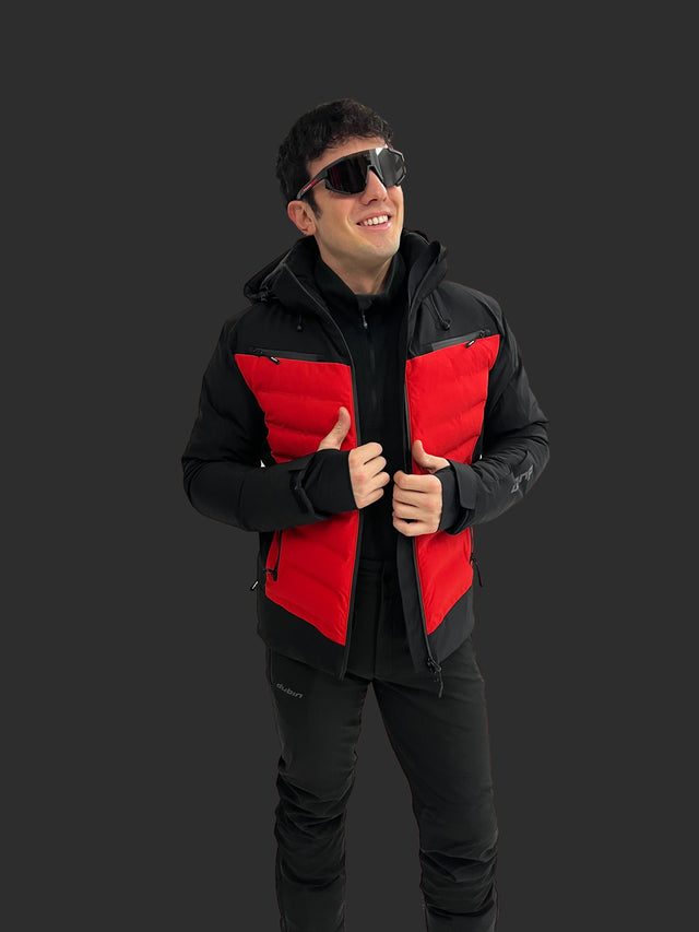 GIACCA SCI MALON 20K - BLACK/RED