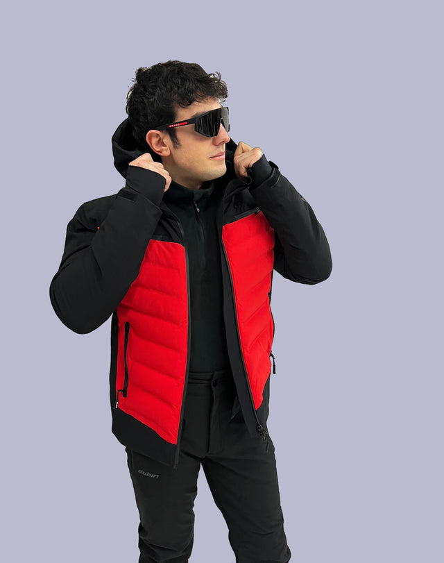 GIACCA SCI MALON 20K - BLACK/RED