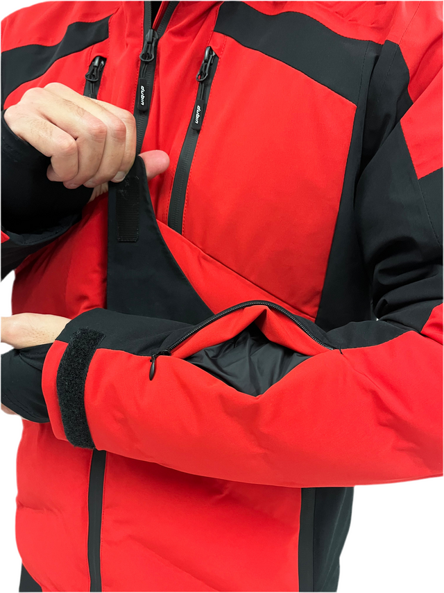 GIACCA SCI FALCADE 20K - RED/BLACK