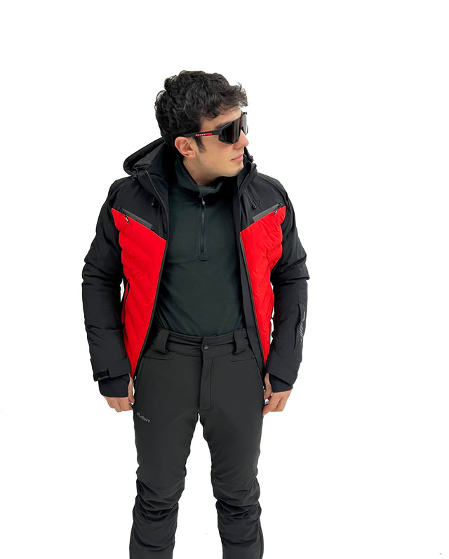 GIACCA SCI MALON 20K - BLACK/RED