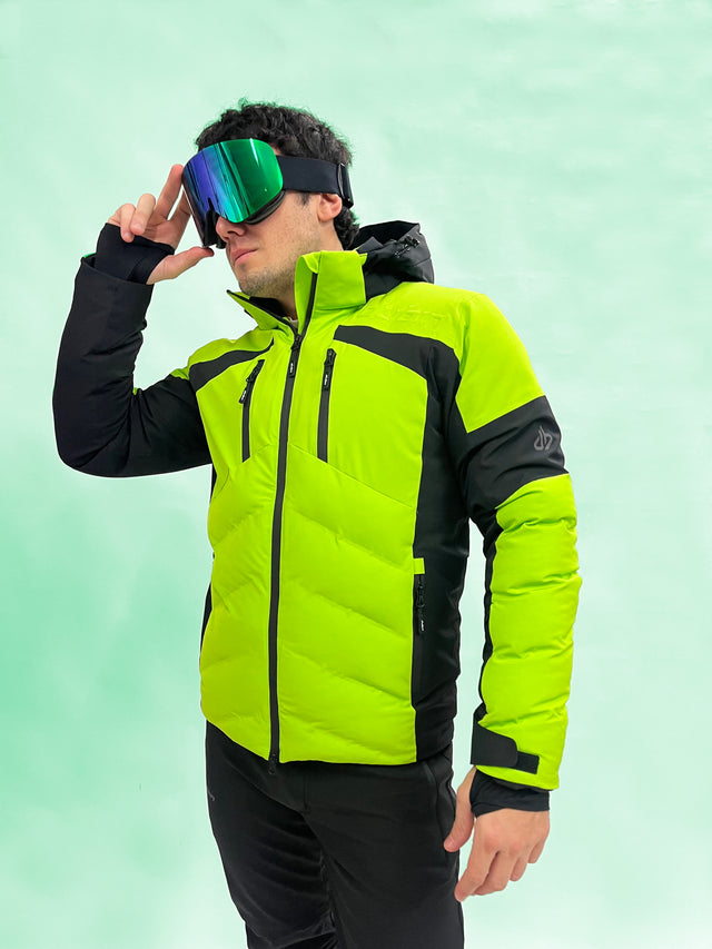 GIACCA SCI FALCADE 20K - LIME/BLACK