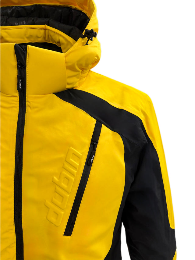 Giacca da sci ST. MORITZ 20K - Yellow/Black