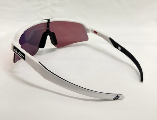 HAWK SUNGLASSES – WHITE/RED LENS
