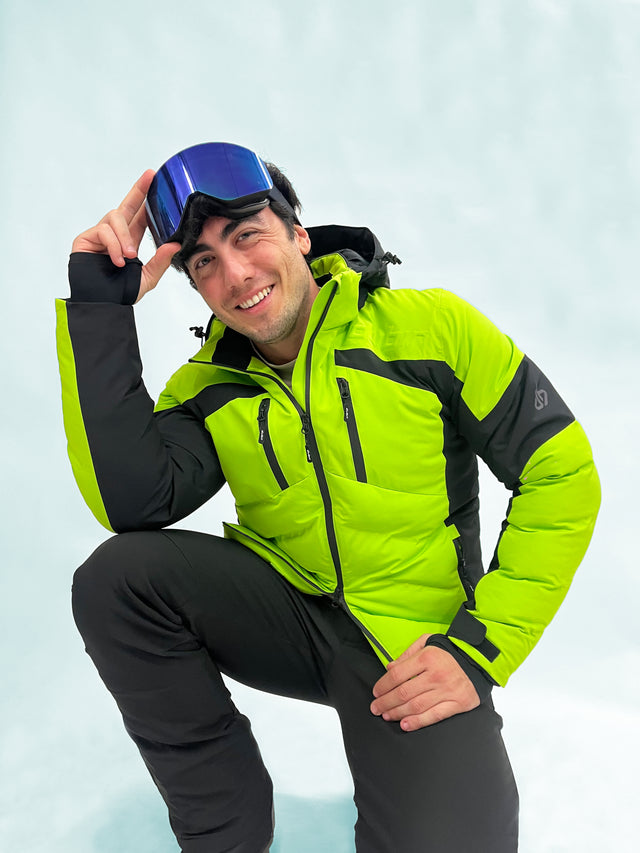GIACCA SCI FALCADE 20K - LIME/BLACK