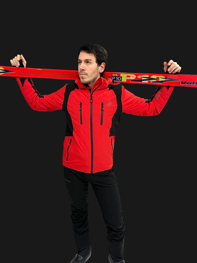 GIACCA SCI FALZAREGO 20K - RED/BLACK