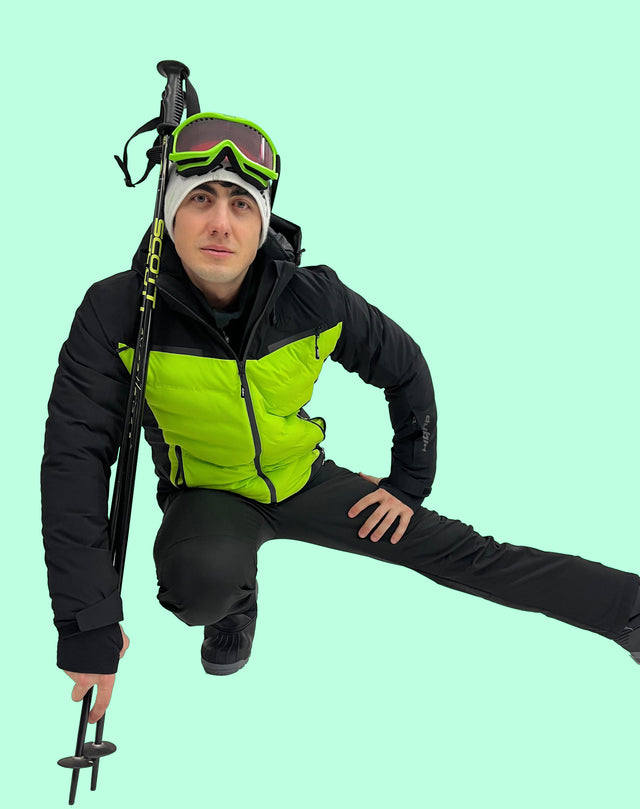 GIACCA SCI MALON 20K - BLACK/LIME