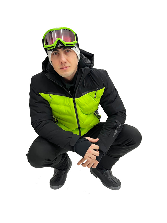 GIACCA SCI MALON 20K - BLACK/LIME