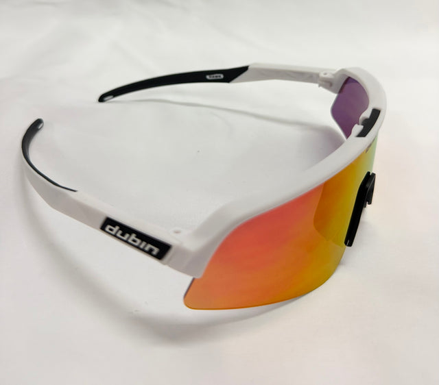 HAWK SUNGLASSES – WHITE/RED LENS