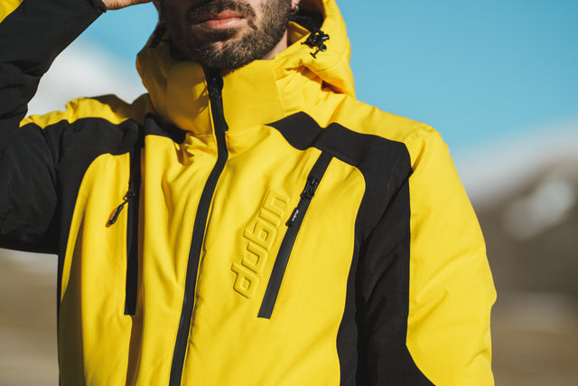Giacca da sci ST. MORITZ 20K - Yellow/Black