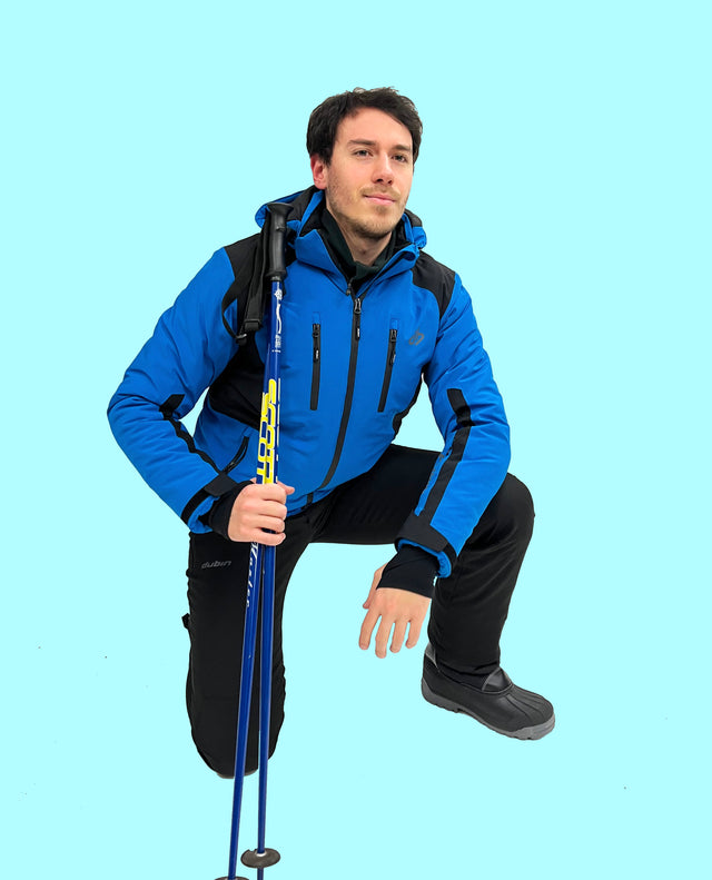 FALZAREGO Ski Jacket 20K - Royal/Black