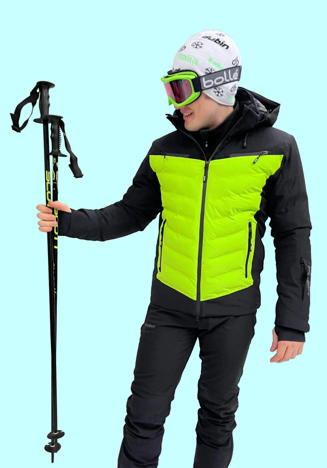 GIACCA SCI MALON 20K - BLACK/LIME