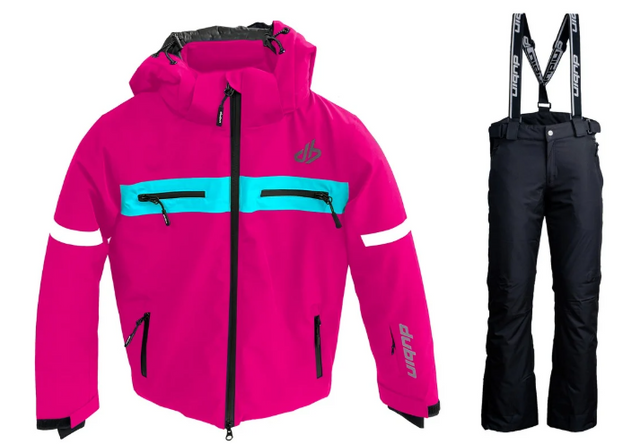 Completo da sci bambino ALPE JR 20K – FUXIA/SKY/BLACK