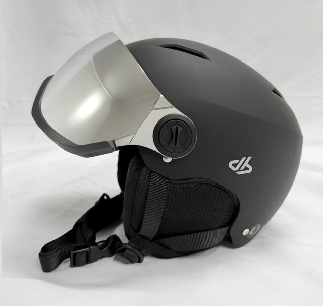 RHINO HELMET VISOR - BLACK/MIRROR LENS