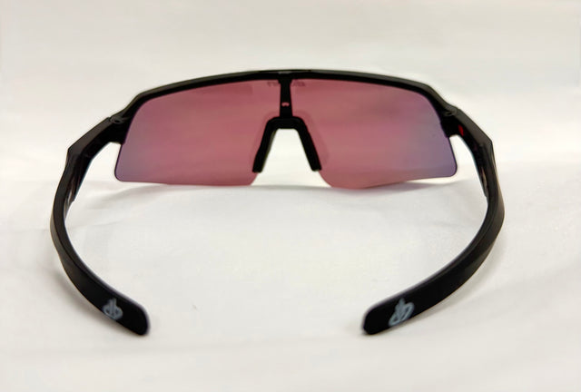 HAWK SUNGLASSES – BLACK/RED LENS