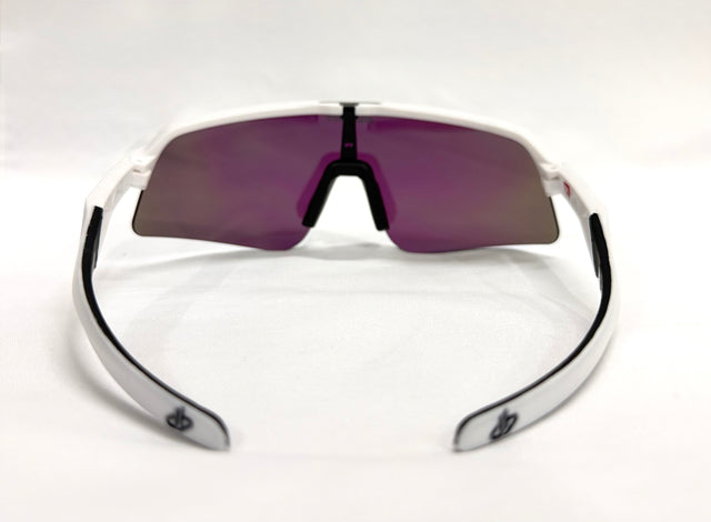 HAWK SUNGLASSES – WHITE/BLUE LENS