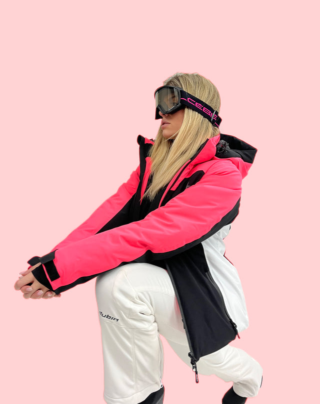 GIACCA SCI FALORIA 20K - BLACK/CORAL/WHITE