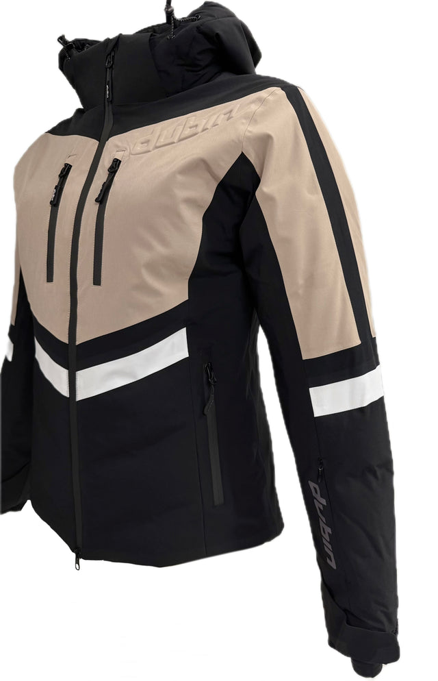 Giacca da sci COURMAYEUR 20K - Sand/Black/White
