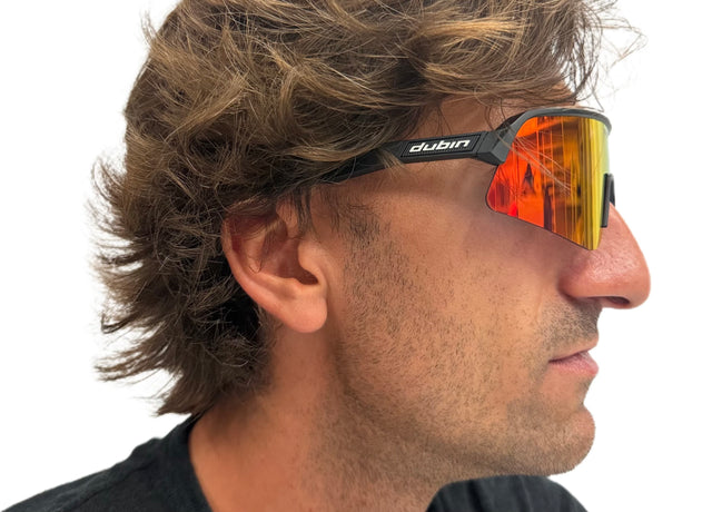 HAWK SUNGLASSES – BLACK/RED LENS