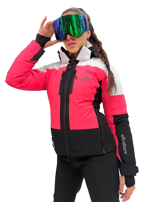GIACCA SCI BRIXEN 20K - CORAL/BLACK/WHITE