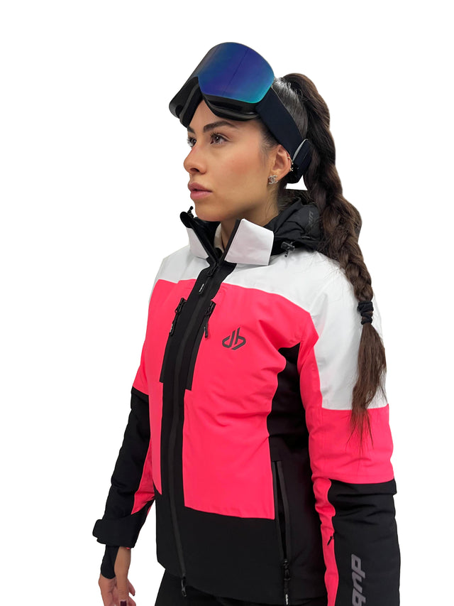 GIACCA SCI BRIXEN 20K - CORAL/BLACK/WHITE
