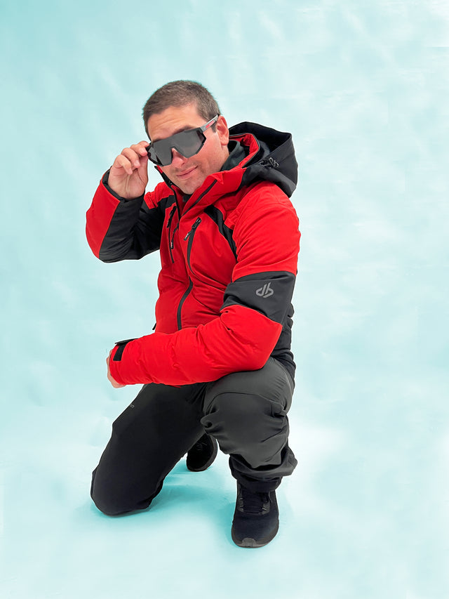GIACCA SCI FALCADE 20K - RED/BLACK