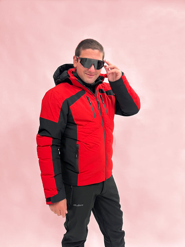 GIACCA SCI FALCADE 20K - RED/BLACK