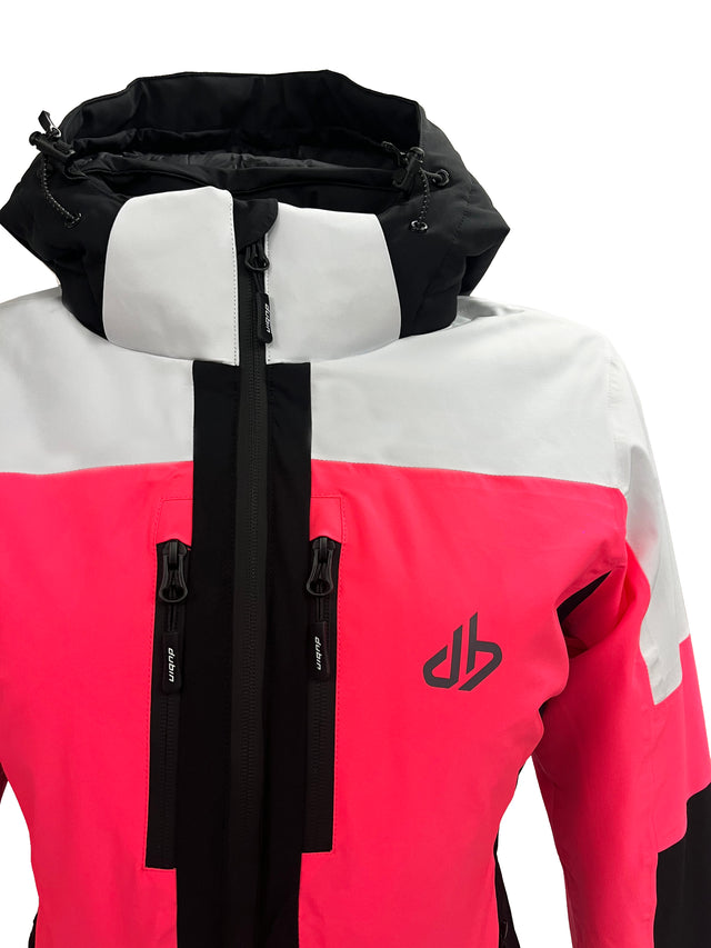 GIACCA SCI BRIXEN 20K - CORAL/BLACK/WHITE