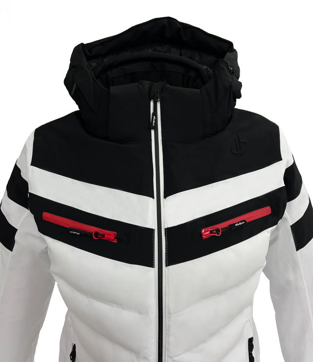 GIACCA SCI CRISTALLO 20K - WHITE/BLACK/RED