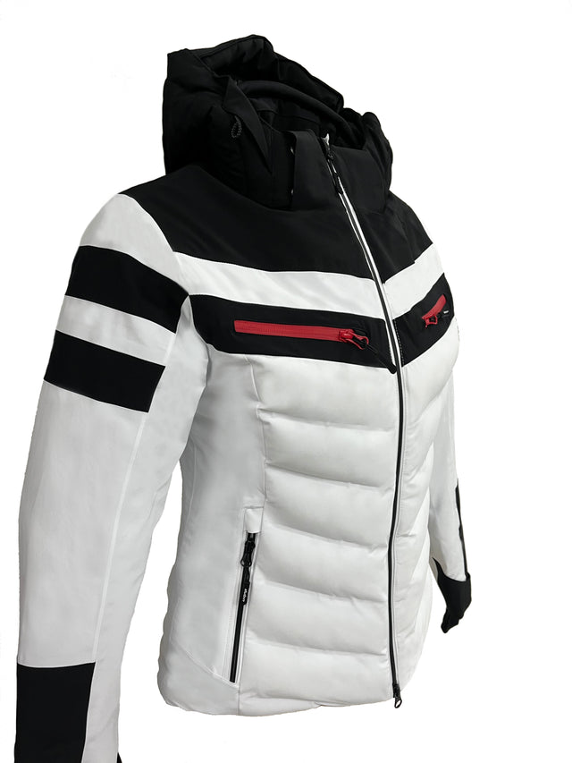GIACCA SCI CRISTALLO 20K - WHITE/BLACK/RED