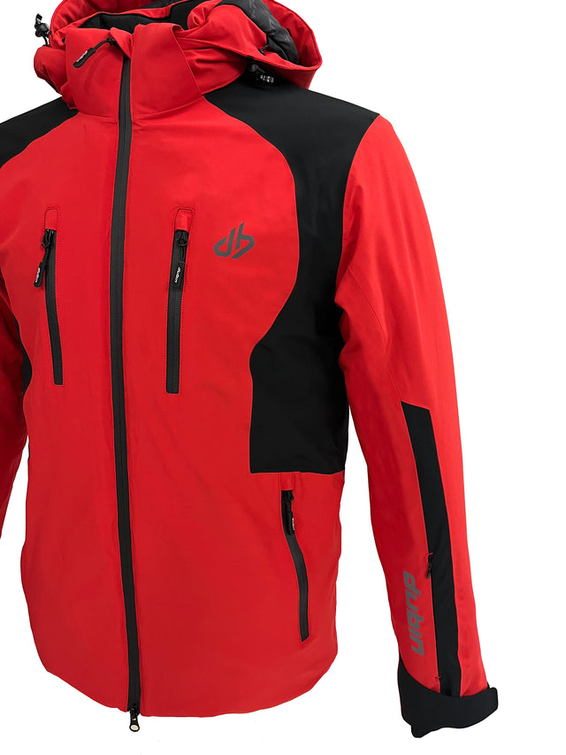 GIACCA SCI FALZAREGO 20K - RED/BLACK