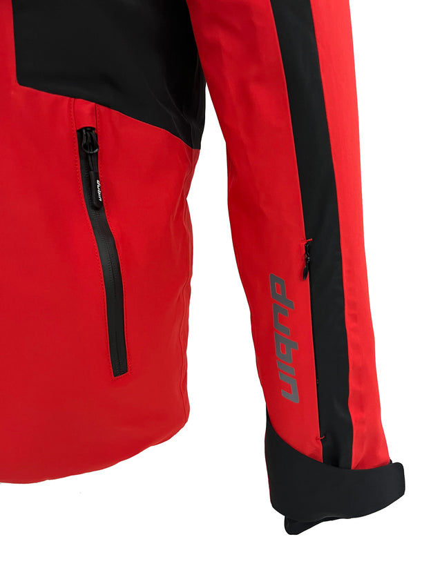 GIACCA SCI FALZAREGO 20K - RED/BLACK