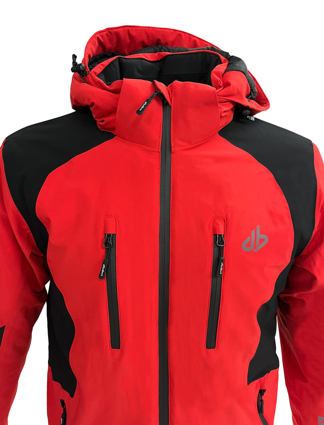 GIACCA SCI FALZAREGO 20K - RED/BLACK