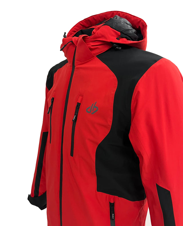 GIACCA SCI FALZAREGO 20K - RED/BLACK