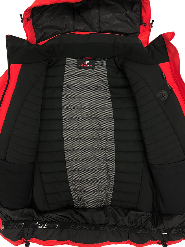 GIACCA SCI FALZAREGO 20K - RED/BLACK