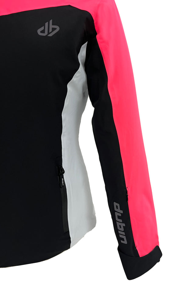 GIACCA SCI FALORIA 20K - BLACK/CORAL/WHITE