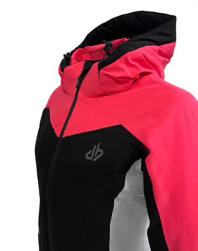 GIACCA SCI FALORIA 20K - BLACK/CORAL/WHITE