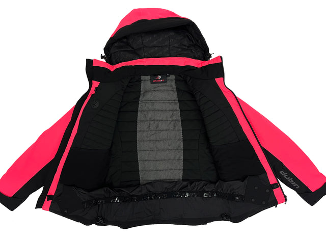 GIACCA SCI FALORIA 20K - BLACK/CORAL/WHITE