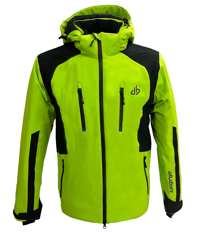 FALZAREGO Ski Jacket 20K - Lime/Black