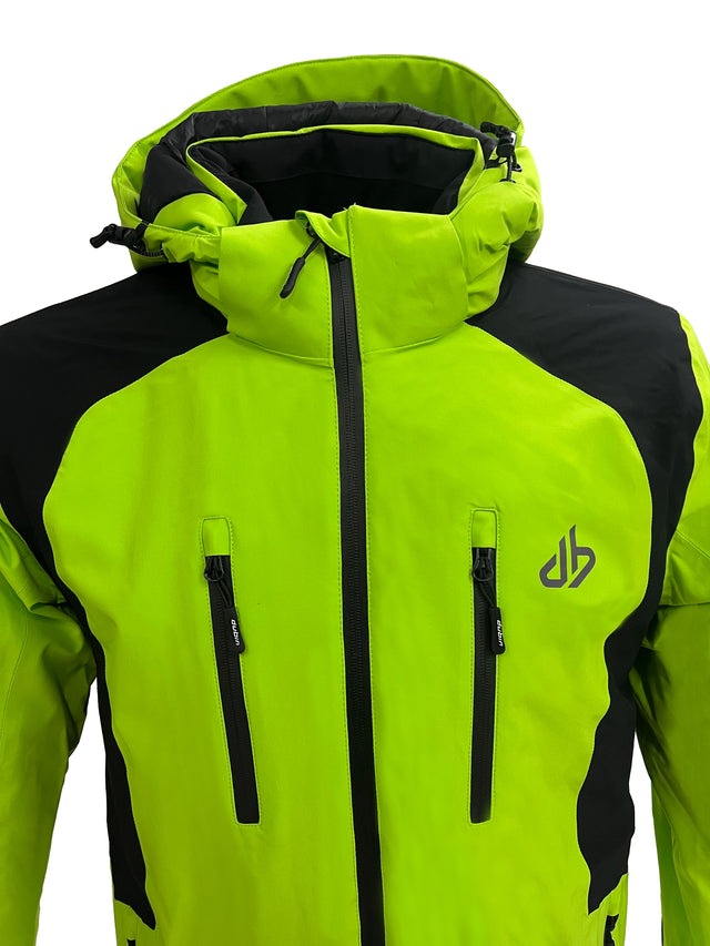 FALZAREGO Ski Jacket 20K - Lime/Black