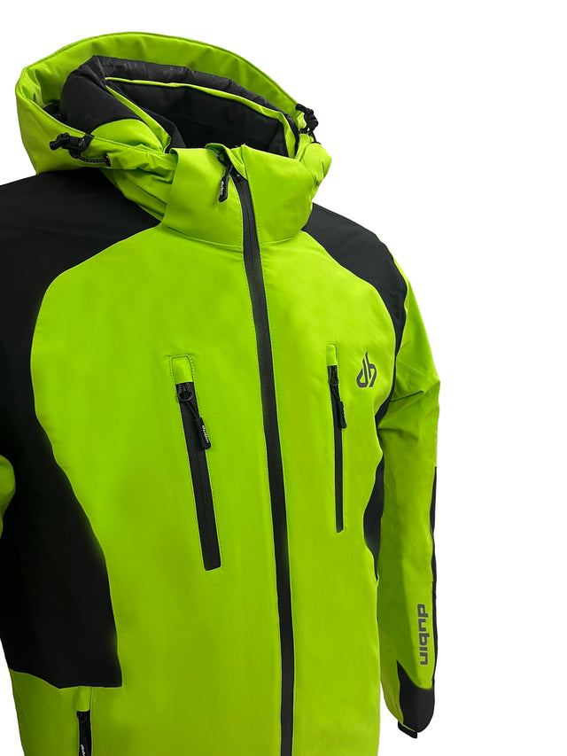 FALZAREGO Ski Jacket 20K - Lime/Black