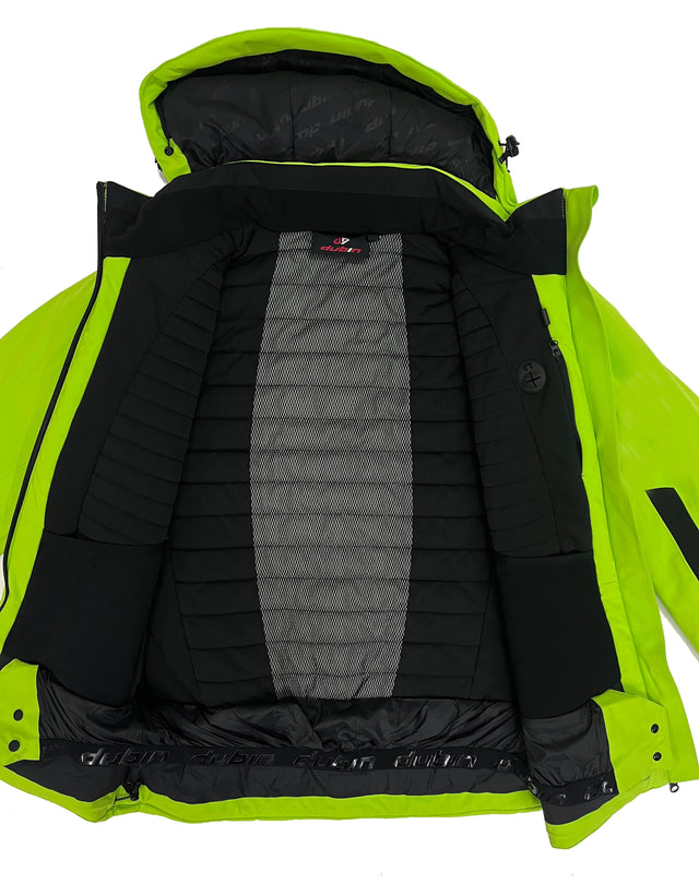 FALZAREGO Ski Jacket 20K - Lime/Black
