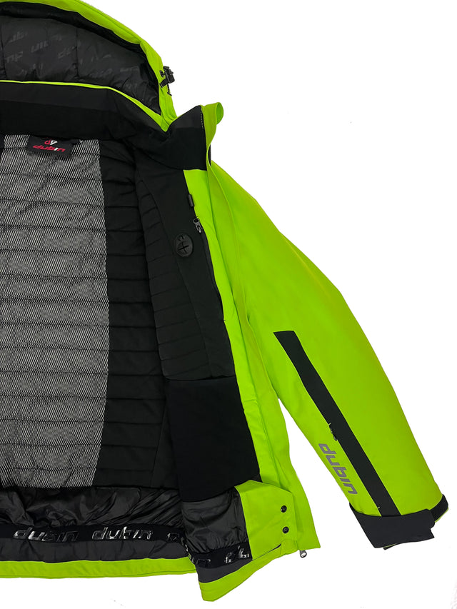 FALZAREGO Ski Jacket 20K - Lime/Black