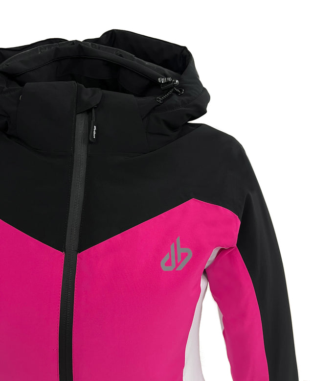 FALORIA Ski Jacket 20K - Fuxia/Black/White