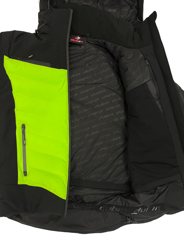 GIACCA SCI MALON 20K - BLACK/LIME
