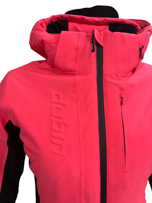 GIACCA SCI VERTIGINE 20K - CORAL/BLACK