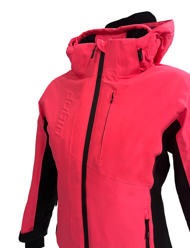 GIACCA SCI VERTIGINE 20K - CORAL/BLACK