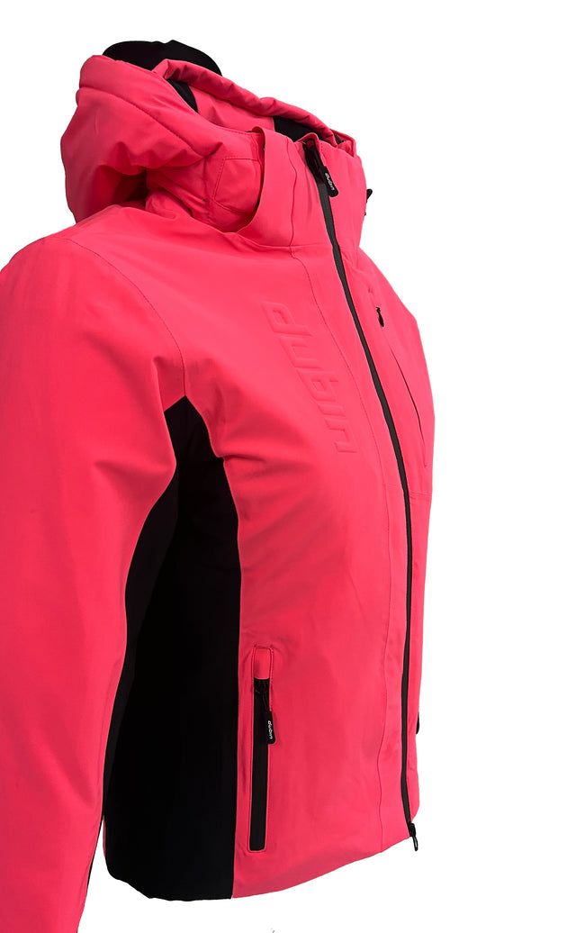 GIACCA SCI VERTIGINE 20K - CORAL/BLACK