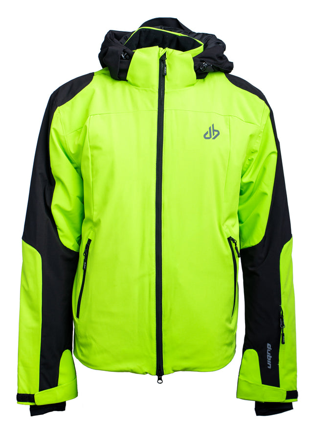 SET SCI ZERMATT 10K 3M THINSULATE - LIME/BLACK