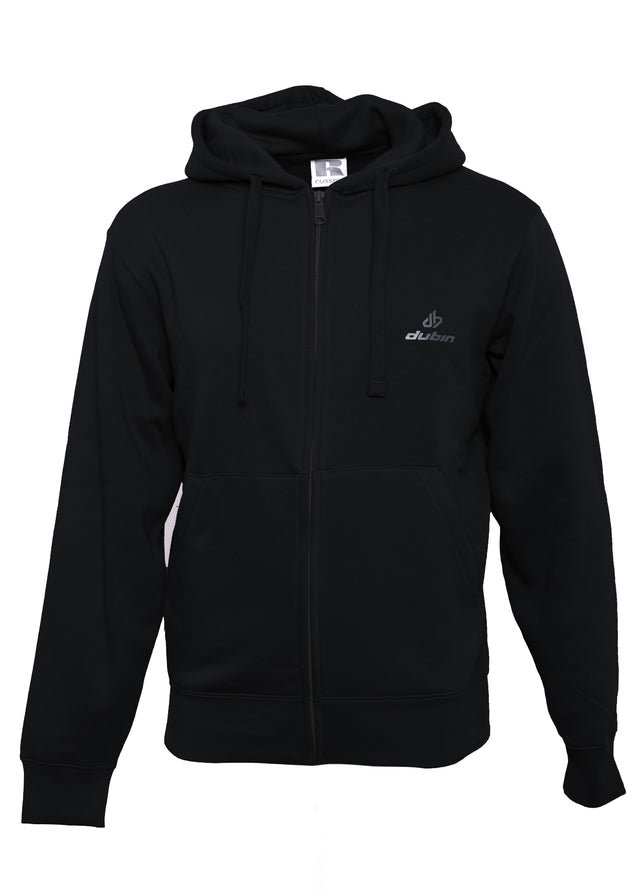 FELPA CAPPUCCIO FULL ZIP - BLACK